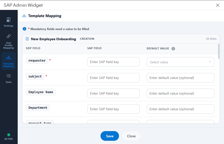 Template mapping2